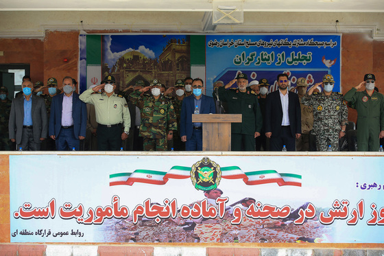 صبحگاه مشترک نیروهای مسلح استان خراسان رضوی