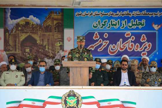 صبحگاه مشترک نیروهای مسلح استان خراسان رضوی