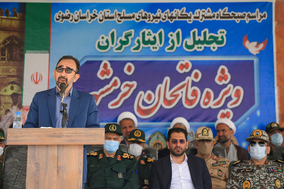 صبحگاه مشترک نیروهای مسلح استان خراسان رضوی