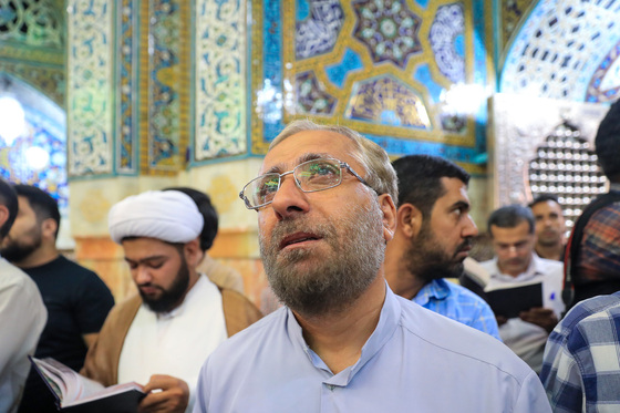 گل آرایی ویژه ولادت حضرت امام رضا (علیه السلام) در روضه منوره رضوی