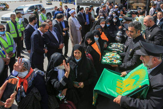  نخستین پرواز اعزام حاجیان از فرودگاه بین المللی شهید هاشمی نژاد 