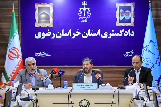 نشست خبری رییس کل دادگستری خراسان رضوی