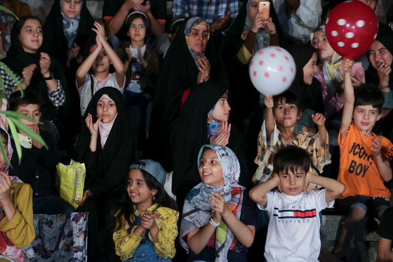 جشن شب عید غدیر در بوستان کوهسنگی مشهد