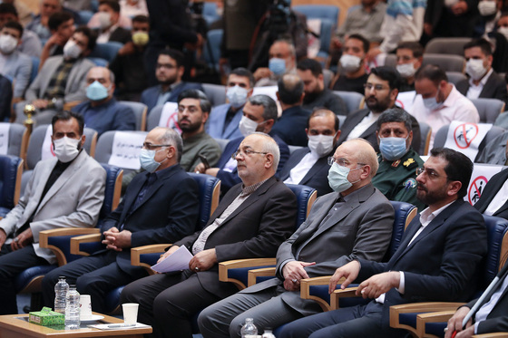 مراسم گرامیداشت شهید حجت‌الاسلام «سیدرضا کامیاب» با حضور رئیس مجلس شورای اسلامی