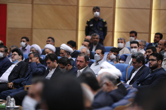 مراسم گرامیداشت شهید حجت‌الاسلام «سیدرضا کامیاب» با حضور رئیس مجلس شورای اسلامی
