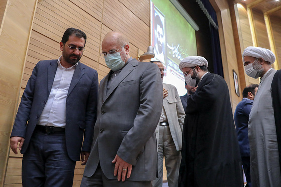 مراسم گرامیداشت شهید حجت‌الاسلام «سیدرضا کامیاب» با حضور رئیس مجلس شورای اسلامی