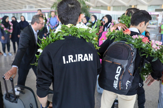 مراسم استقبال از قهرمانان نوجوان بدمینتون آسیا 