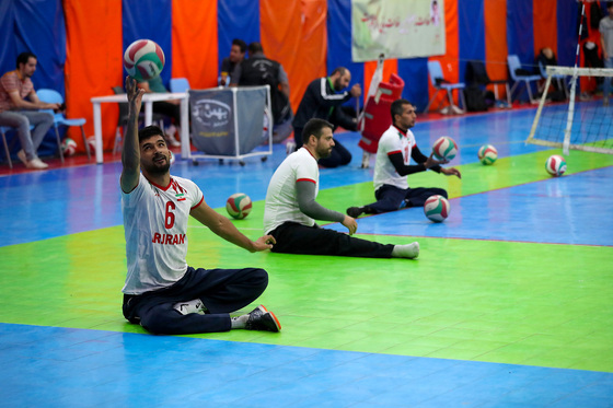 اردوی تیم ملی والیبال نشسته در مشهد