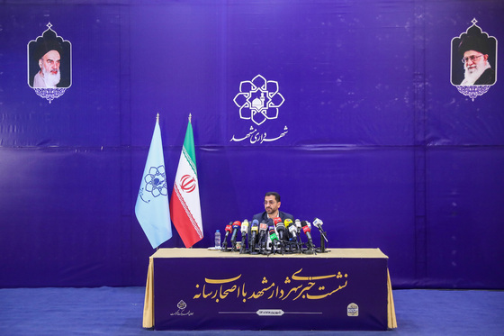 دومین نشست خبری سید عبدالله ارجائی شهردار مشهد