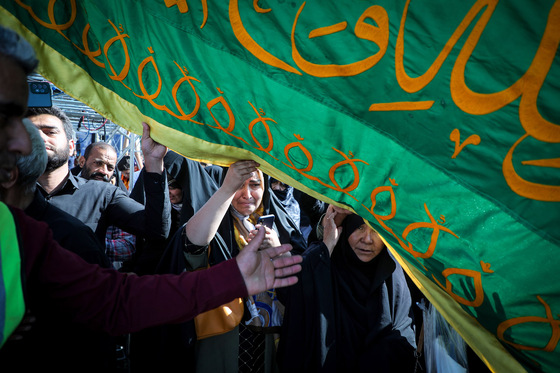 مراسم استقبال کاروان پیاده انصار الحسین (ع)