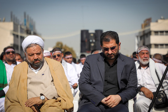 مراسم استقبال کاروان پیاده انصار الحسین (ع)