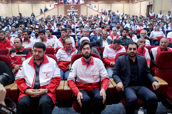  مراسم تجلیل از خادمین زائران پیاده هلال احمر