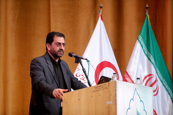  مراسم تجلیل از خادمین زائران پیاده هلال احمر