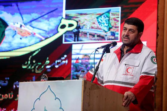  مراسم تجلیل از خادمین زائران پیاده هلال احمر