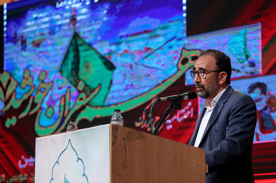  مراسم تجلیل از خادمین زائران پیاده هلال احمر