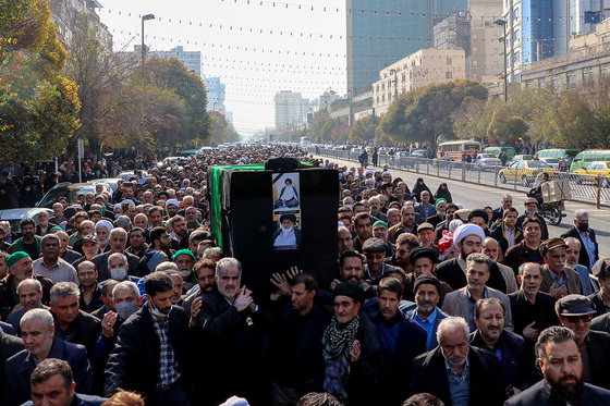 تشییع پیکر حجت الاسلام سید جعفر طباطبایی در مشهد