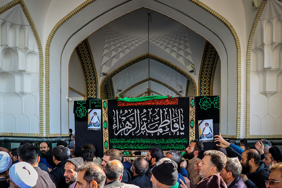 تشییع پیکر حجت الاسلام سید جعفر طباطبایی در مشهد
