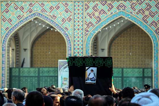 تشییع پیکر حجت الاسلام سید جعفر طباطبایی در مشهد