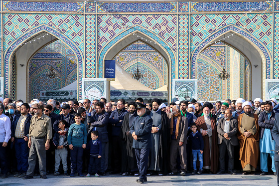 تشییع پیکر حجت الاسلام سید جعفر طباطبایی در مشهد
