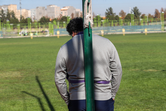 تمرین احسان حدادی در مشهد