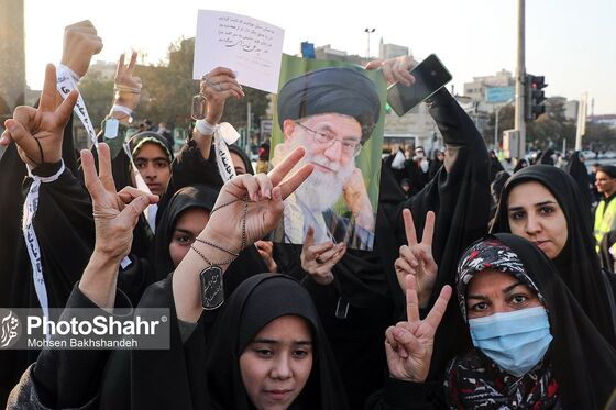 تشییع پیکر شهید مدافع امنیت «حسن براتی» در مشهد