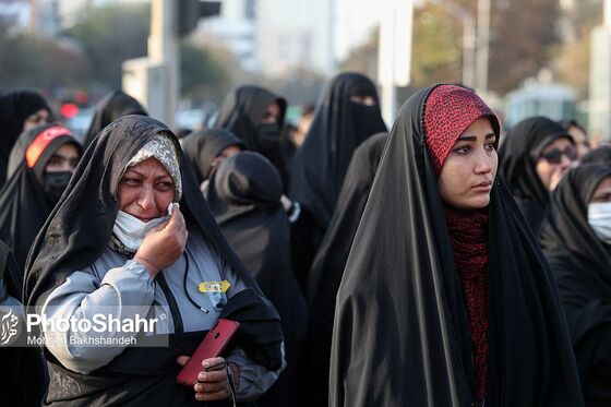 تشییع پیکر شهید مدافع امنیت «حسن براتی» در مشهد