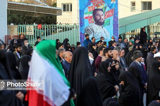 تشییع پیکر شهید مدافع امنیت «حسن براتی» در مشهد