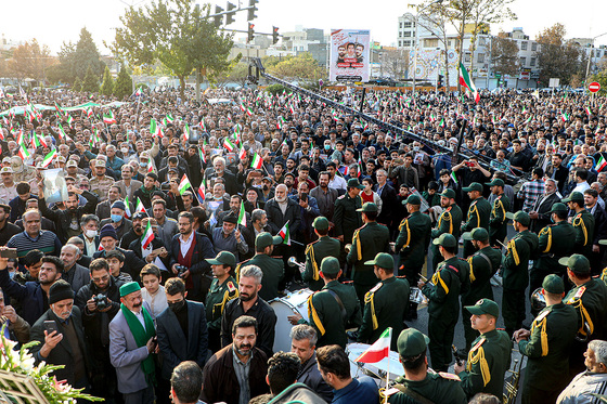 تشییع با شکوه 3 شهید مدافع امنیت در مشهد