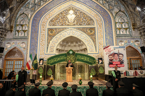 تشییع با شکوه 3 شهید مدافع امنیت در مشهد