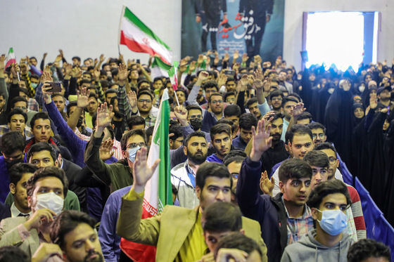 اجتماع دانشجویان بسیجی در دانشگاه فردوسی