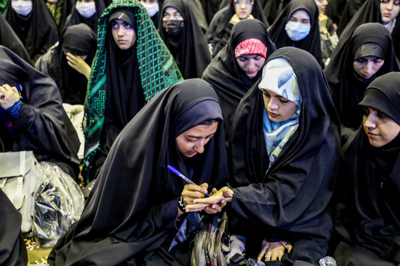 اجتماع دانشجویان بسیجی در دانشگاه فردوسی