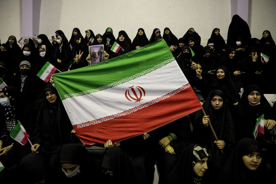 اجتماع دانشجویان بسیجی در دانشگاه فردوسی