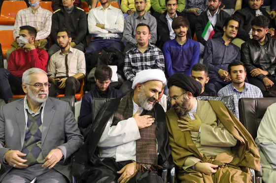 اجتماع دانشجویان بسیجی در دانشگاه فردوسی