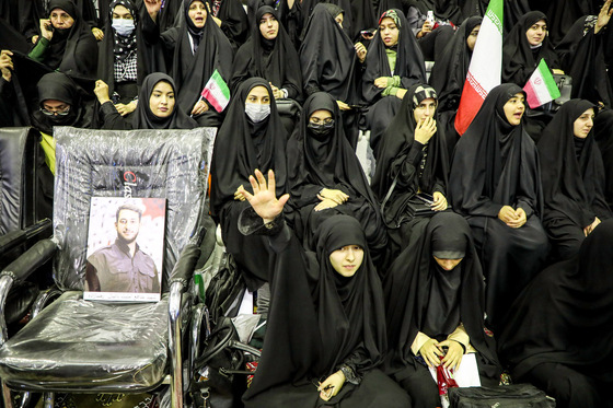 اجتماع دانشجویان بسیجی در دانشگاه فردوسی