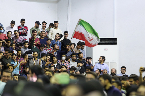 اجتماع دانشجویان بسیجی در دانشگاه فردوسی