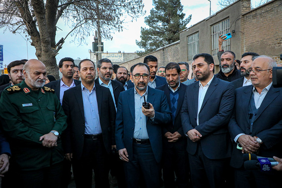 آغاز عملیات اجرایی طرح تعریض «پل دهرود» در مشهد