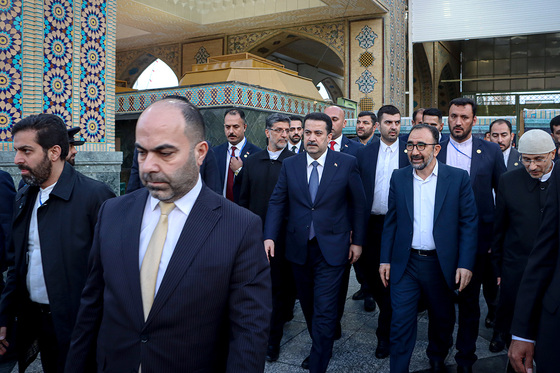 سفر نخست وزیر عراق به مشهد مقدس