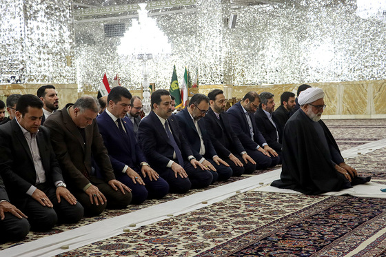 سفر نخست وزیر عراق به مشهد مقدس