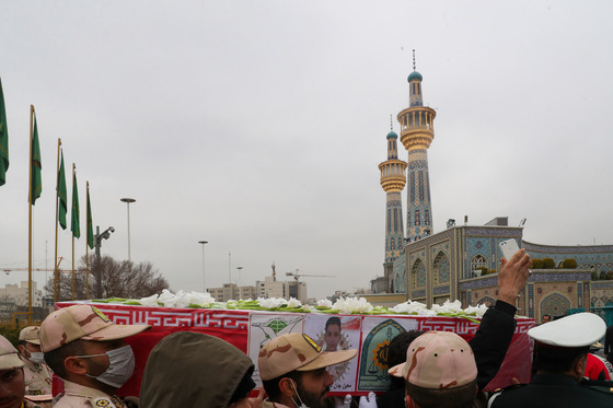 تشییع شهید مرزبانی