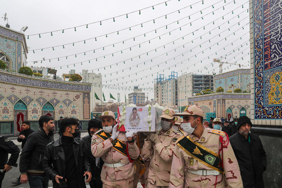 تشییع شهید مرزبانی