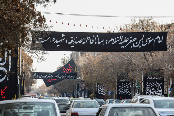 حال و هوای فاطمیه در خیابان های مشهد