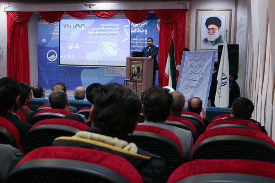 مراسم آغاز عملیات اجرایی طرح شبکه جمع آوری و انتقال فاضلاب شهر رضویه