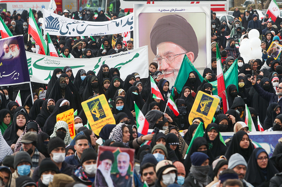 راهپیمایی 22 بهمن در مشهد