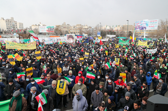 راهپیمایی 22 بهمن در مشهد