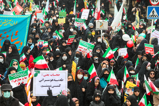 راهپیمایی 22 بهمن در مشهد