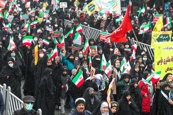 راهپیمایی 22 بهمن در مشهد