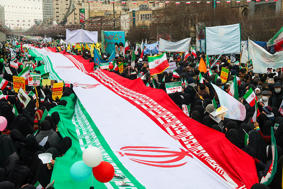 راهپیمایی 22 بهمن در مشهد