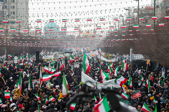 راهپیمایی 22 بهمن در مشهد