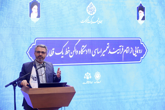  مراسم رونمایی از اتمام فرآیند تعمیر اساسی ۱۱ دستگاه واگن خط یک قطار شهری مشهد