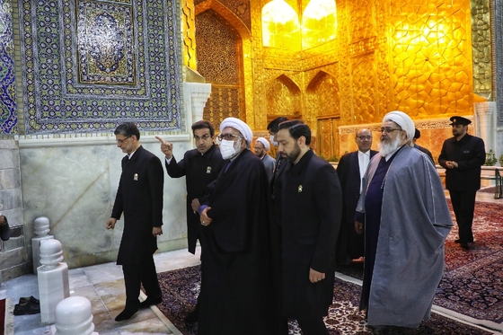 بازگشایی صحن انقلاب حرم مطهر رضوی در آستانه نیمه شعبان